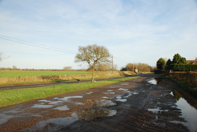 Looking towards Stone on the Eccleshall Road