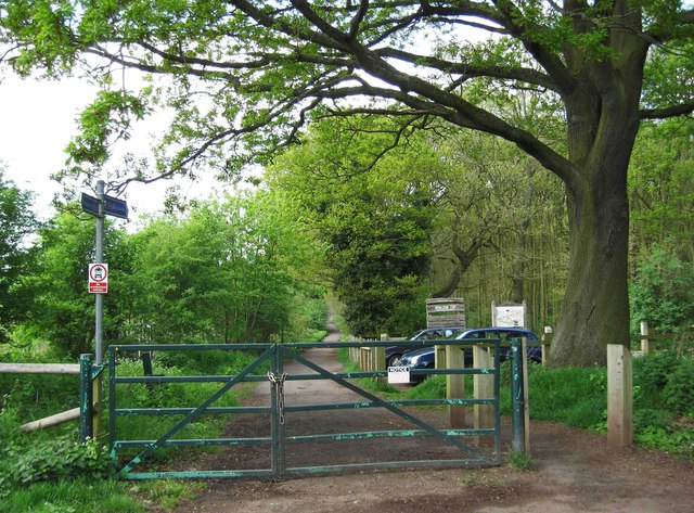 Gates at Burlish Top Nature Reserve, Stourport-on-Severn