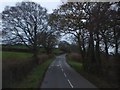 Road crossing Bradninch Common