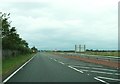 End of the dual carriageway on the A75