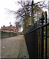 Walkway at the side of St Oswald