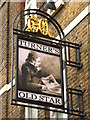TQ3480 : Sign for Turner's Old Star, Watts Street / Meeting House Alley, E1 by Mike Quinn