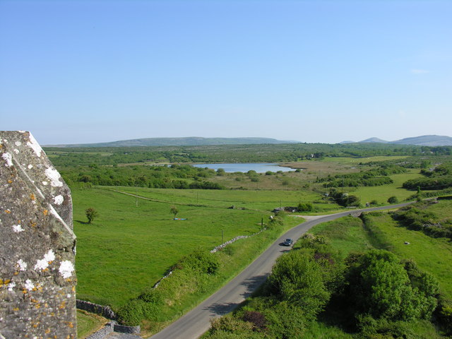 View of Lough Shandangan from Ballyportry Castle