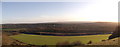 View of M25 from Oxted Downs