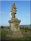 NS7993 : Robert the Bruce statue, Stirling Castle by kim traynor