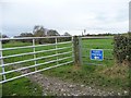 Footpath gate and farm track gate, Townfield Lane