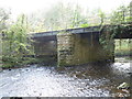 Old railway bridge over Afon Cefni in The Dingle, Llangefni