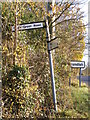 TM2570 : Roadsign on the B1118 by Geographer