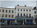 Balcony and facade in Honiton High Street