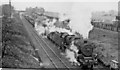 Westbound freight on the Liverpool & Manchester Railway near  Lea Green