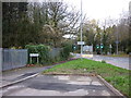 Entering Malvern on the A449