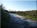 Frosty lane off the B1291