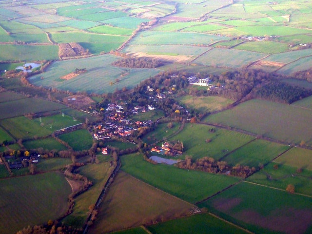 Widmerpool from the air