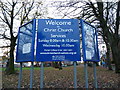 Christ Church, Ashton-Under-Lyne, Sign