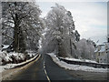 NH3001 : Invergarry in snow by Richard Dorrell