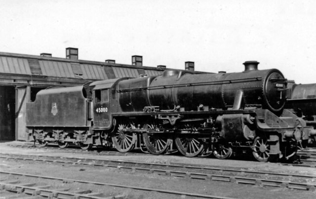 Pioneer Stanier 'Black Five' at Rugby Locomotive Depot