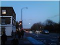 Full moon over Mile End Road