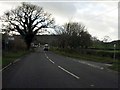 A51 at the principal junction for Madeley