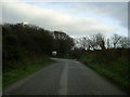 Minor road junction on a bend, Rhydygele