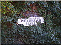 TM2480 : Weybread Hall sign by Geographer