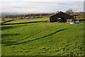 Shed and farmland, Llansoy