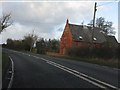 Isolated church by the A51