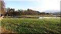 A flooded field