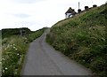 Private road leading to the former Coastguard Station at Killough