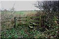 SP2595 : Stile and footpath to Kimberley Hall Farm by Mick Malpass