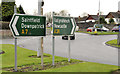 Direction signs, Carryduff (2)