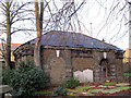 Derelict building in St Alfege Park 