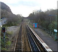 A view SE from Taffs Well railway station footbridge