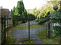 Gates on bridleway at Milland Place