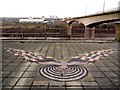 NZ2462 : 'Phoenix', Old Redheugh Bridge abutment by Andrew Curtis