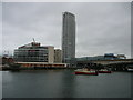 View across River Lagan to Royal Mail Sorting Office, Belfast