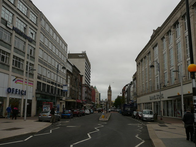 View north east along High Street, Belfast