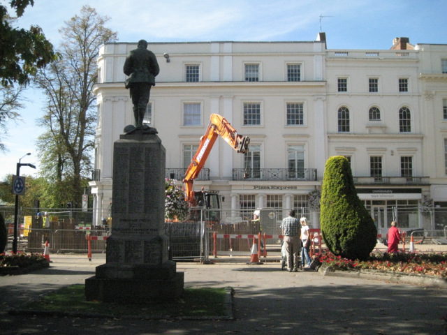 Sewer replacement works in the Lower Parade