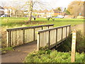 Footbridge, Hogsmill River Park