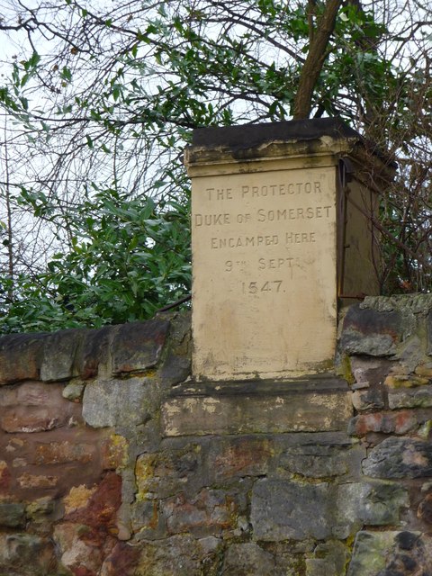 Stone marking Somerset's encampment