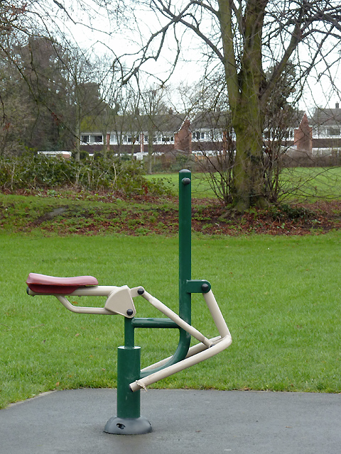 Public gym equipment in Muchall Park, Wolverhampton