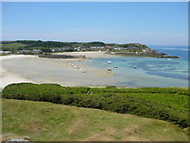 SV8915 : Old Grimsby Harbour as seen from the Old Blockhouse, Tresco by Colin Park