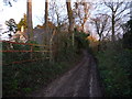 Muddy footpath in Charlbury