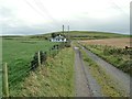 NX0746 : The track at Kenmuir Cottage by Ann Cook