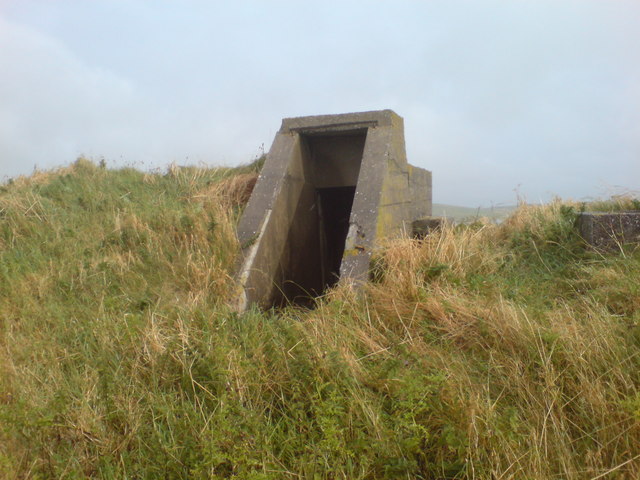 Entrance to WW2 air raid shelter