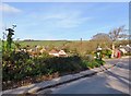 Road junction, West Lulworth