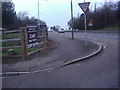 Exit from Scratchwood car park on Barnet Way