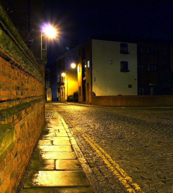 High Street at Night © Andy Beecroft :: Geograph Britain and Ireland