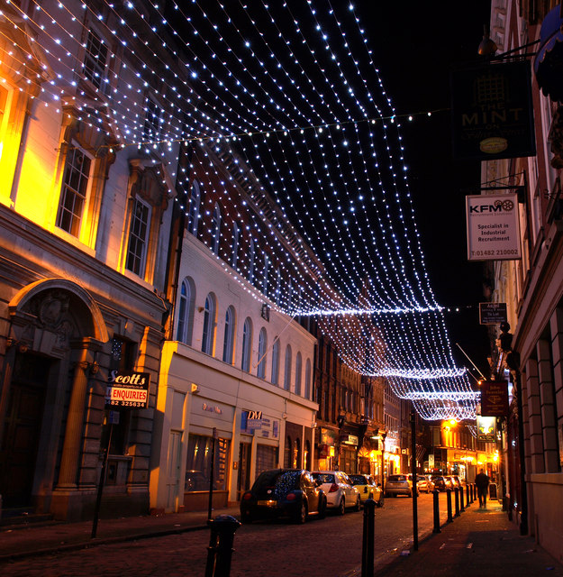Christmas Lights in Silver Street