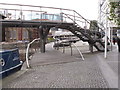 TQ2681 : Paddington Arm - spiral ramp to Harrow Road footbridge by David Hawgood