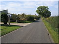 Road passing Tower Fields